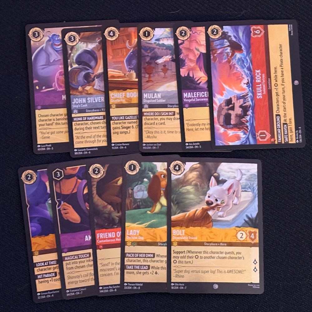 Disney Lorcana Card Bundle #5